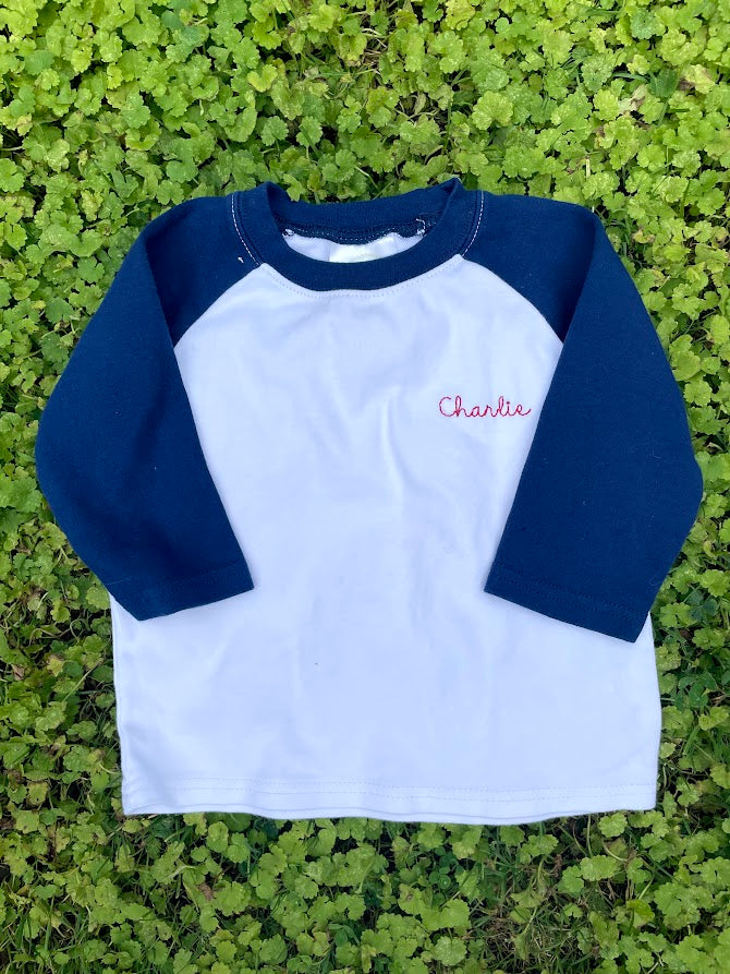 Raglan Long Sleeve Shirt - Toddler