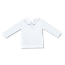 Load image into Gallery viewer, Long Sleeve Peter Pan Collar Shirt - Toddler Boy

