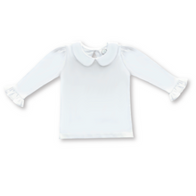 Load image into Gallery viewer, Long Sleeve Peter Pan Collar Shirt - Toddler Girl
