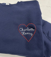 Load image into Gallery viewer, Women&#39;s Sweatshirt with Heart
