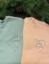 Load image into Gallery viewer, Women&#39;s Sweatshirt with Heart
